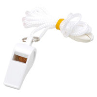 カラーホイッスル 白 1セット（10個） 041-054 銀鳥産業