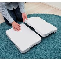 【平台車】 YAMAZEN スマートフロア NST-50(WH) 1セット（2台：1台×2）