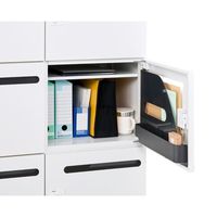 エスコ 900x450x1140mm2列3段ロッカー(ダイヤル錠・ポケット付 EA954DJ-129 1台（直送品）