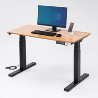 サンワサプライ 電動昇降デスク(幅1200mm・薄い木目) ERD-C12060LM 1台（直送品）