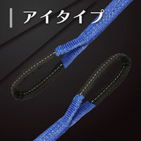 フリーク FREAK ラッシングベルト青 アイ1ton 幅35mm×長さ0.5+3m 75111 1本（直送品）