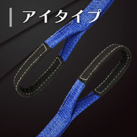 フリーク FREAK ラッシングベルト青 アイ5ton 幅75mm×長さ1+5m 75188 1本（直送品）