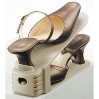 Like-it（ライクイット） 靴 収納 くつホルダー スリム 6個セット ベージュ（取寄品）（直送品）