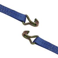 フリーク FREAK ラッシングベルト青 Jフック0.75ton 幅25mm×長さ0.5+6m 1セット(10本) 75218（直送品）