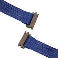 フリーク FREAK ラッシングベルト青 レール1ton 幅50mm×長さ0.5+2m 1セット(10本) 75354（直送品）