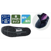 アシックス ライフウォーカー女性用　FLC307　24.0cm　ブラック×ブラック  1足 介援隊（直送品）