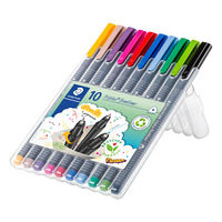 ステッドラー トリプラス ファインライナー細書きペン 10色セット 334 SB10 1セット（直送品）