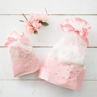 ヘッズ さくらリボン付PEギフトバッグ‐SS(20枚) SKR-RBSS 1セット(20枚×5パック)（直送品）