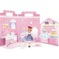 プレゼント　おうち遊び　おもちゃ　おでかけ ぺたぺたシールブック リカちゃん 484-021 2個 銀鳥産業（直送品）