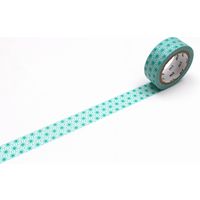 mt マスキングテープ 8P（8巻セット）麻の葉・翡翠 [幅15mm×7m] MT08D472 1個 カモ井加工紙（直送品）