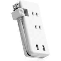 USB充電器 電源タップ コンセント 3個口 USB-Aポート×2 ケーブル収納 白 ECT-1702WH エレコム 1個