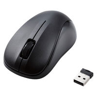 ワイヤレスマウス 無線 2.4GHz IR 3ボタン Sサイズ 抗菌 簡易包装 黒 M-K5DRKBK/RS エレコム 1個（直送品）