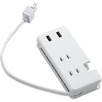 電源タップ ケーブル収納 コンセント×3 USB-A×2 ほこり防止 白 MOT-U12-2302WH エレコム 1個