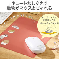 エレコム マウスパッド/アニマル/Be with!/ハムスター MP-AN04HAM 1個