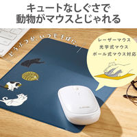 エレコム マウスパッド/アニマル/Be with!/ネコ MP-AN04CAT 1個
