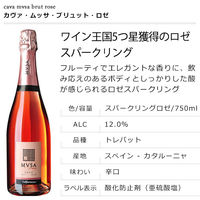 スペイン　カヴァ　ムッサ　ロゼ　ブリュット　スパークリングワイン　ロゼ　辛口　750ml  1本　マルカイコーポレーション