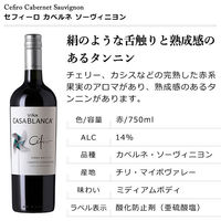 チリ　セフィーロ カベルネ ソーヴィニヨン  赤ワイン　フルボディ　750ml　1本　日本酒類販売