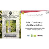 スペイン　サルー シャルドネ 3L バックインボックス 白ワイン 辛口　1セット（1本×4）　日本酒類販売　3000ml