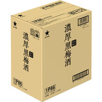 梅エキス入り濃厚黒梅酒 パック　1.8L　1本 サッポロ