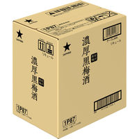 梅エキス入り濃厚黒梅酒 パック1L 1本　サッポロ