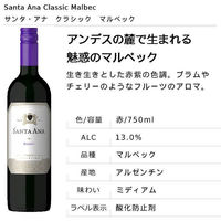 アルゼンチン　サンタ・アナ クラシック マルベック 赤ワイン　ミディアムボディ　750ml 1本　日本酒類販売