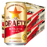 ノンアルコール 微アル サッポロ The DRAFTY 350ml 2ケース（48本） ビールテイスト飲料