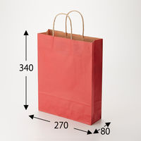 シモジマ HEIKO 25チャームバッグ MS1 未晒 赤C50枚入 003276803 1束（50枚入）