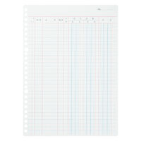 コクヨ 三色刷りルーズリーフ B5 売上日記帳 100枚入 リ-111 1冊