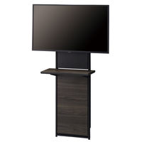 ハヤミ工産 TIMEZ EW 壁面スタンド ～43Ｖ型 幅326×奥行58×高さ1220mm ブラウン 1台（直送品）