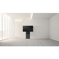 ハヤミ工産 TIMEZ EW 壁面スタンド ～65Ｖ型 幅476×奥行58×高さ1360mm ブラウン 1台（直送品）