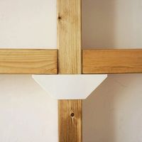 LABRICO(ラブリコ) 2×4棚受ダブル ブロンズ DXB-3 平安伸銅工業 1セット（直送品）