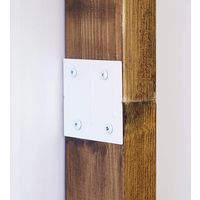 LABRICO(ラブリコ) ジョイント アイアン ホワイト IXO-4 平安伸銅工業 20セット（直送品）