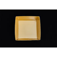 木具輪 白松おせち箱6寸用中子　V-BOX　金ボール　4仕切板用 SD26002-50 50個（直送品）