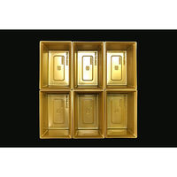 スドウ 桐おせち箱7寸用カップ カップバリエ6つ仕切用 70-101/67 金 SD427007-100 1袋(100枚)（直送品）