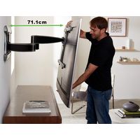 SANUS テレビ壁掛け金具 フルモーション型ウォールマウント (42 - 90 V型) VLF728B2 1セット（直送品）