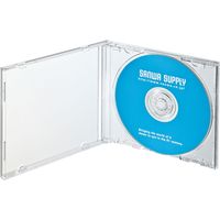 サンワサプライ Blu-ray・DVD・CDケース(10枚セット・クリア) FCD-PN10CLN 1個（直送品）