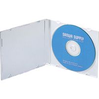 サンワサプライ Blu-ray・DVD・CDケース(スリムタイプ・10枚セット・ホワイト) FCD-PU10MWN 1個