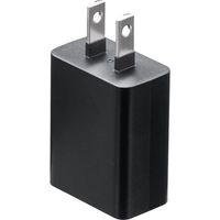 サンワサプライ USB充電器(1A・ブラック) ACA-IP86BK 1個
