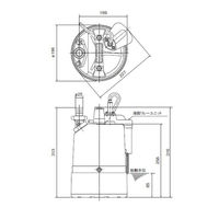 水中ハイスピンポンプ LSCE1.4S-51 1個 鶴見製作所（直送品）
