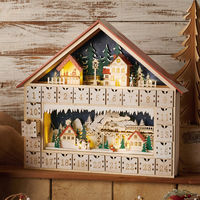 ストア・エキスプレス ＬＥＤアドベントカレンダー　ハウス　１個 8258-5320（直送品）