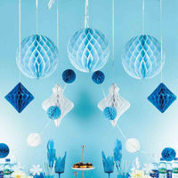 ストア・エキスプレス ハニカムボール　ガーランド　１本 8725-2125（直送品）