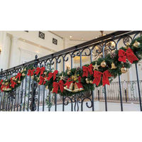 ストア・エキスプレス スワッグガーランド　ゴールド　H２８×Ｌ１８０ｃｍ１本 8725-2680 1セット（直送品）