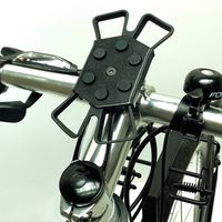 サギサカ DELTA スマホホルダー ブラック 75751 1個（直送品）