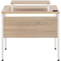 アイリスオーヤマ ケーブル収納デスク　モニター台付 幅80cm CSD-800M 1台（直送品）