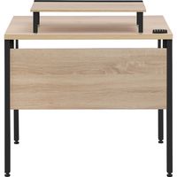 アイリスオーヤマ ケーブル収納デスク　モニター台付 幅80cm CSD-800M 1台（直送品）