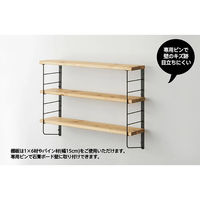 平安伸銅工業 LABRICO(ラブリコ) L型シェルフフレーム6 黒 (1個) 10個（直送品）