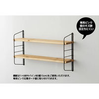 平安伸銅工業 LABRICO(ラブリコ) ショートシェルフフレーム6 白 (1個) 10個（直送品）