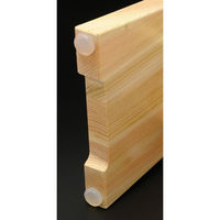 ダイワ産業 風呂椅子 木製 ひのき 日本製 防カビ 撥水加工 箱型(小) IS-24 1個