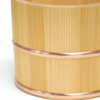 ダイワ産業 手桶 木製さわら 防カビ 撥水加工 銅タガ 14×24cm TS-5 1個（直送品）