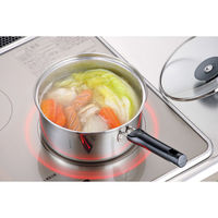 和平フレイズ バジコ IH対応ステンレス片手鍋18cm COM-9842 1個